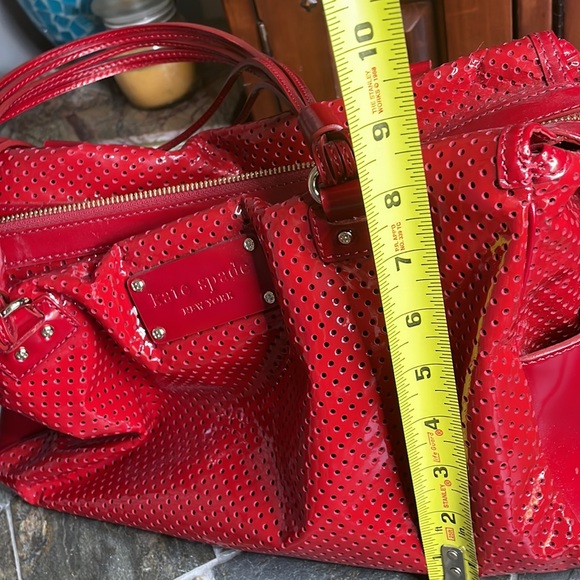 Kate Spade Red Patent Large Satchel #hostpick - Picture 9 of 9